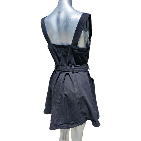 Marissa Webb Black Marine Trench Denim Mini Dress - Picture 8 of 15